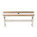 Liberty Farmhouse Reimagined Console Bar Table in Antique White - J. Patrick’s Furniture (Pooler, GA)