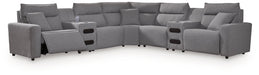 Modmax II Power Reclining Sectional with Audio Consoles - J. Patrick’s Furniture (Pooler, GA)