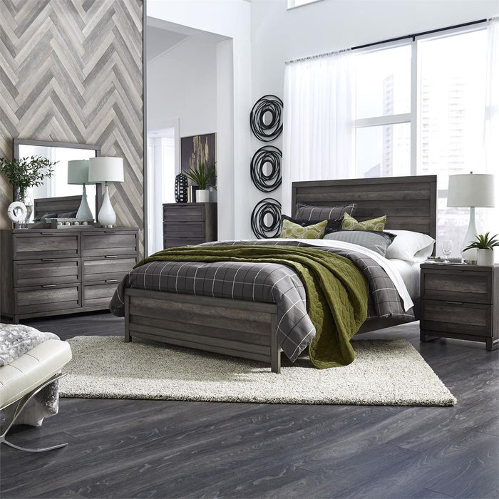 Liberty Furniture Tanners Creek Twin Panel Bed in Greystone - J. Patrick’s Furniture (Pooler, GA)