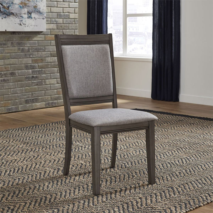 Liberty Furniture Tanners Creek Upholstered Side Chair (RTA) in Greystone (Set of 2) - J. Patrick’s Furniture (Pooler, GA)
