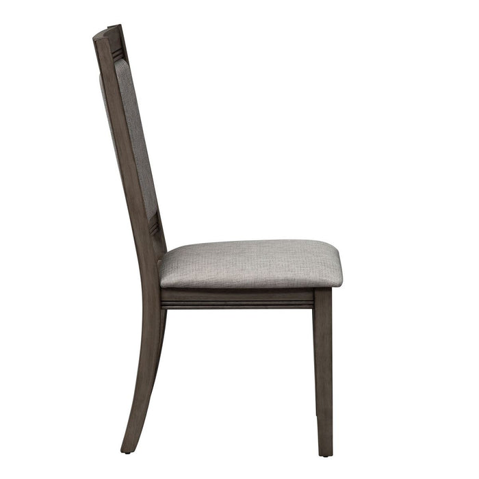 Liberty Furniture Tanners Creek Upholstered Side Chair (RTA) in Greystone (Set of 2) - J. Patrick’s Furniture (Pooler, GA)
