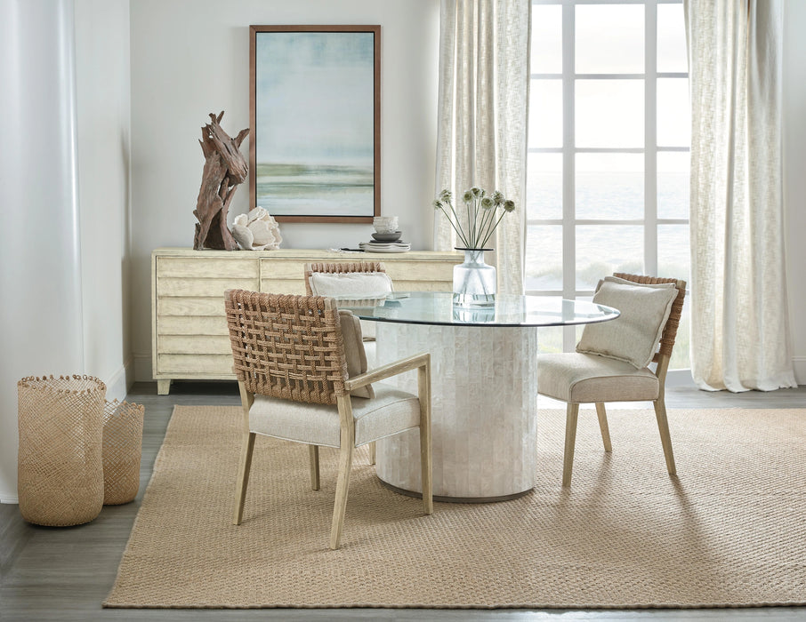 Surfrider Woven Back Side Chair-2 per ctn/price ea