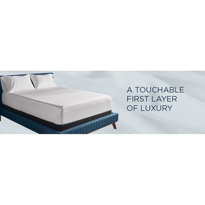 TEMPUR Luxe Egyptian Cotton Sheet Set White