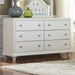 Liberty Furniture Stardust 6 Drawer Dresser in Iridescent White - J. Patrick’s Furniture (Pooler, GA)
