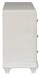 Liberty Furniture Stardust 6 Drawer Dresser in Iridescent White - J. Patrick’s Furniture (Pooler, GA)