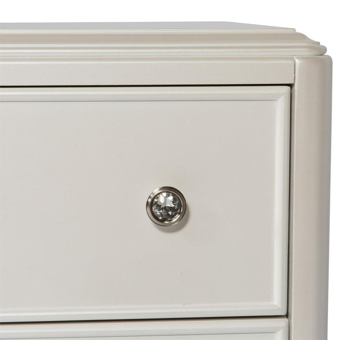 Liberty Furniture Stardust 6 Drawer Dresser in Iridescent White - J. Patrick’s Furniture (Pooler, GA)