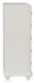 Liberty Furniture Stardust 5 Drawer Chest in Iridescent White - J. Patrick’s Furniture (Pooler, GA)