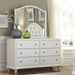 Liberty Furniture Stardust Mirror in Iridescent White - J. Patrick’s Furniture (Pooler, GA)