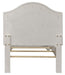 Liberty Furniture Stardust Twin Panel Bed in Iridescent White - J. Patrick’s Furniture (Pooler, GA)