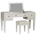 Liberty Furniture Stardust Vanity Desk in Iridescent White - J. Patrick’s Furniture (Pooler, GA)