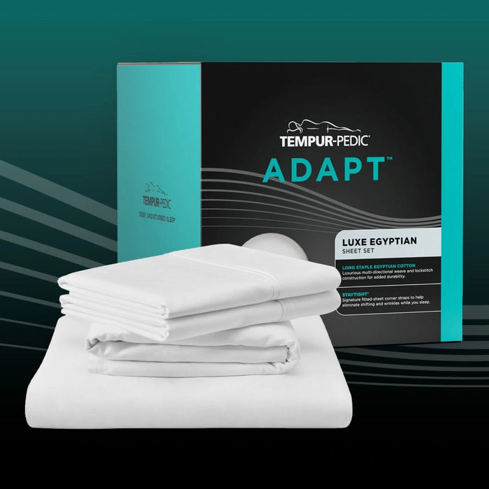 TEMPUR-Adapt Luxe Egyptian Cotton Sheets Sheet Set