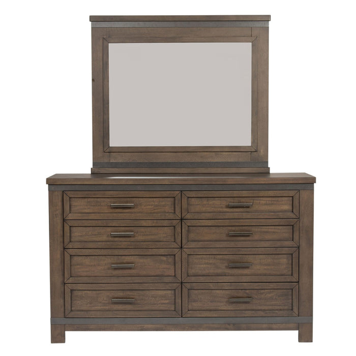 Thornwood Hills Bookcase Bed, Dresser & Mirror, Chest image