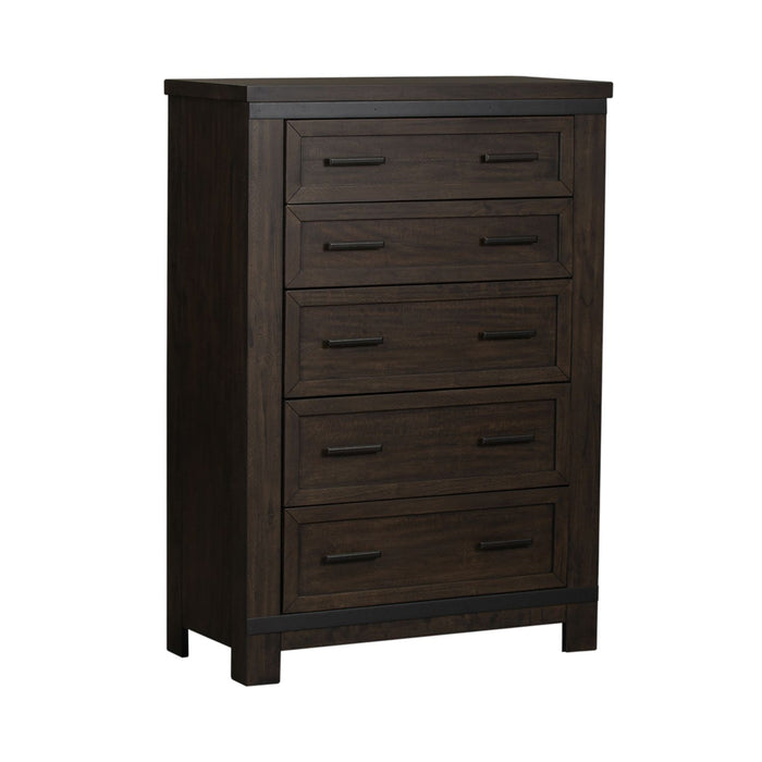 Thornwood Hills Queen Panel Bed, Dresser & Mirror, Chest, Night Stand