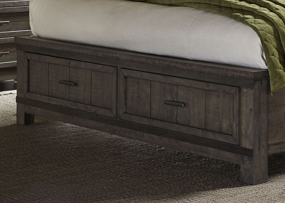 Liberty Thornwood Hills Queen Two Sided Storage Bed in Rock Beaten Gray 759-BR-Q2S - J. Patrick’s Furniture (Pooler, GA)