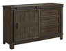 Liberty Furniture Thornwood Hills Barn Door Dresser in Rock Beaten Gray - J. Patrick’s Furniture (Pooler, GA)