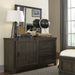 Liberty Furniture Thornwood Hills Barn Door Dresser in Rock Beaten Gray - J. Patrick’s Furniture (Pooler, GA)