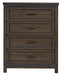 Liberty Furniture Thornwood Hills 4 Drawer Chest in Rock Beaten Gray - J. Patrick’s Furniture (Pooler, GA)
