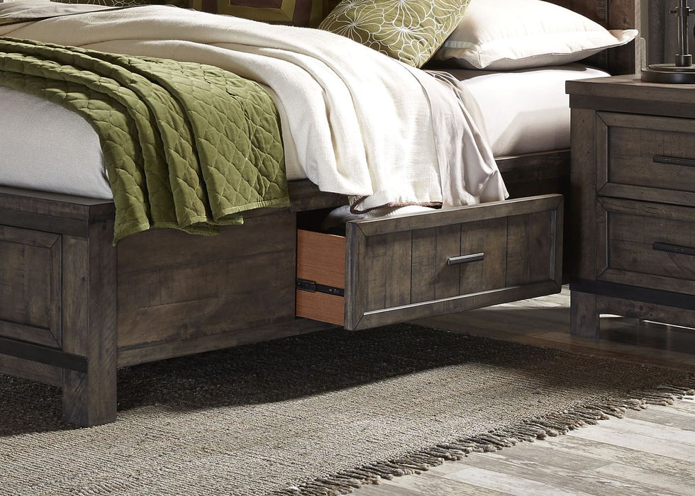 Liberty Thornwood Hills Queen Two Sided Storage Bed in Rock Beaten Gray 759-BR-Q2S - J. Patrick’s Furniture (Pooler, GA)