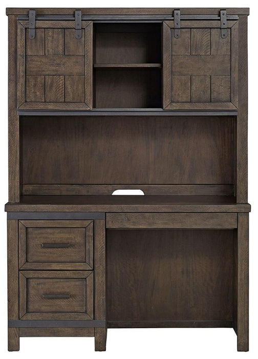 Liberty Furniture Thornwood Hills Student Desk in Rock Beaten Gray - J. Patrick’s Furniture (Pooler, GA)