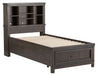 Liberty Furniture Thornwood Hills Twin Bookcase Bed in Rock Beaten Gray - J. Patrick’s Furniture (Pooler, GA)