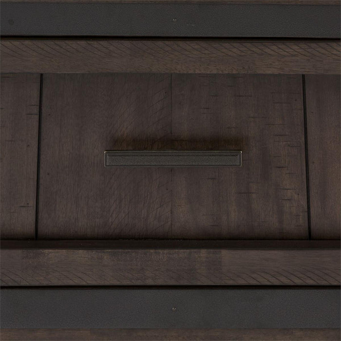Liberty Furniture Thornwood Hills Twin Bookcase Bed in Rock Beaten Gray - J. Patrick’s Furniture (Pooler, GA)