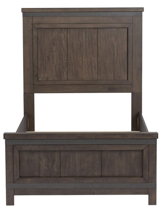 Liberty Furniture Thornwood Hills Twin Panel Bed in Rock Beaten Gray - J. Patrick’s Furniture (Pooler, GA)