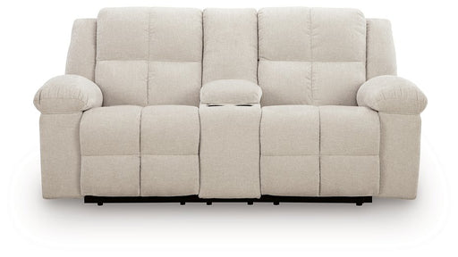 Orlen Reclining Loveseat with Console - J. Patrick’s Furniture (Pooler, GA)