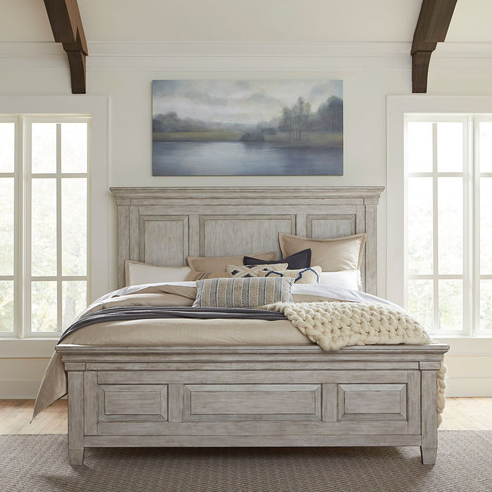 Heartland King California Panel Bed, Dresser & Mirror, Chest image