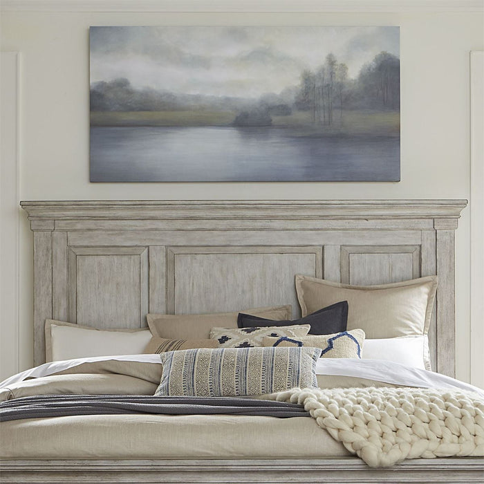Liberty Furniture Heartland Queen Panel Bed in Antique White - J. Patrick’s Furniture (Pooler, GA)