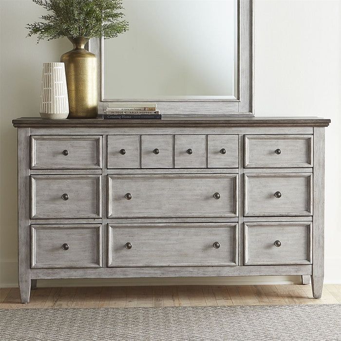 Liberty Furniture Heartland Drawer Dresser in Antique White - J. Patrick’s Furniture (Pooler, GA)