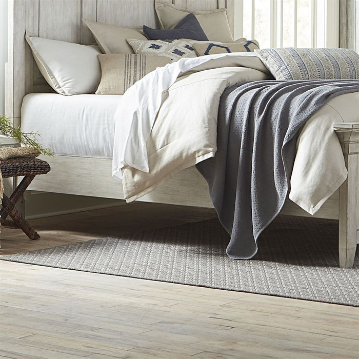 Liberty Furniture Heartland Queen Panel Bed in Antique White - J. Patrick’s Furniture (Pooler, GA)