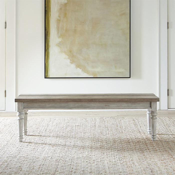 Liberty Furniture Heartland Bench in Antique White - J. Patrick’s Furniture (Pooler, GA)