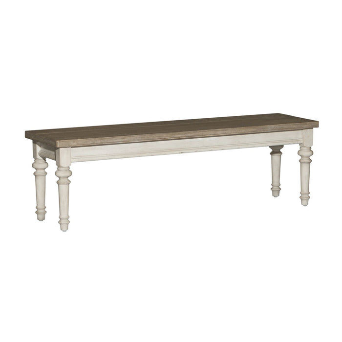 Liberty Furniture Heartland Bench in Antique White - J. Patrick’s Furniture (Pooler, GA)
