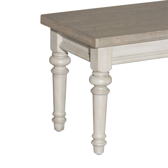 Liberty Furniture Heartland Bench in Antique White - J. Patrick’s Furniture (Pooler, GA)