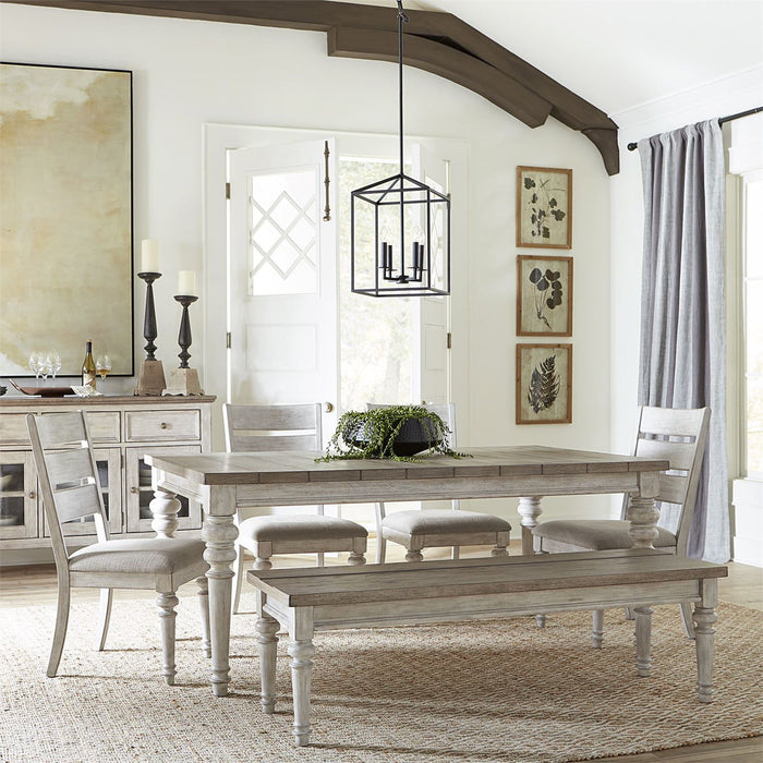 Liberty Furniture Heartland Rectangular Leg Table in Antique White - J. Patrick’s Furniture (Pooler, GA)