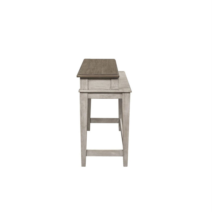 Liberty Heartland Console Bar Table in Antique White - J. Patrick’s Furniture (Pooler, GA)