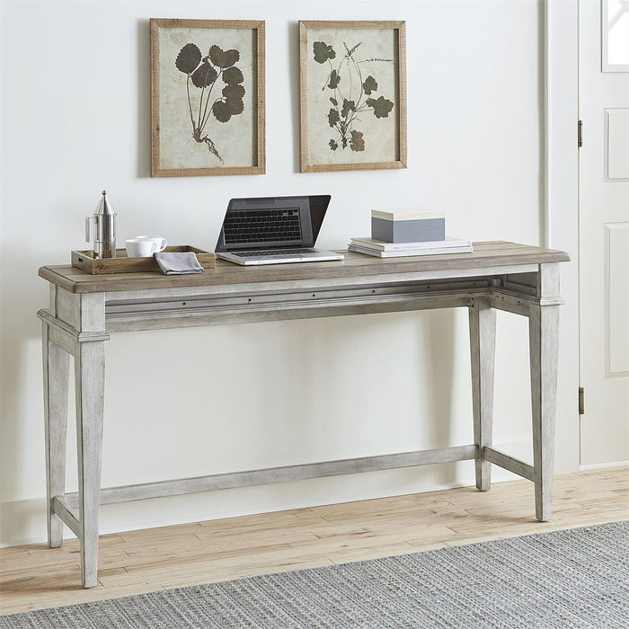 Liberty Heartland Console Bar Table in Antique White - J. Patrick’s Furniture (Pooler, GA)