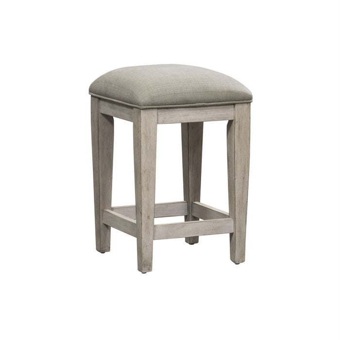 Liberty Heartland Console Stool in Antique White - J. Patrick’s Furniture (Pooler, GA)