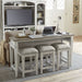 Liberty Heartland Console Bar Table in Antique White - J. Patrick’s Furniture (Pooler, GA)