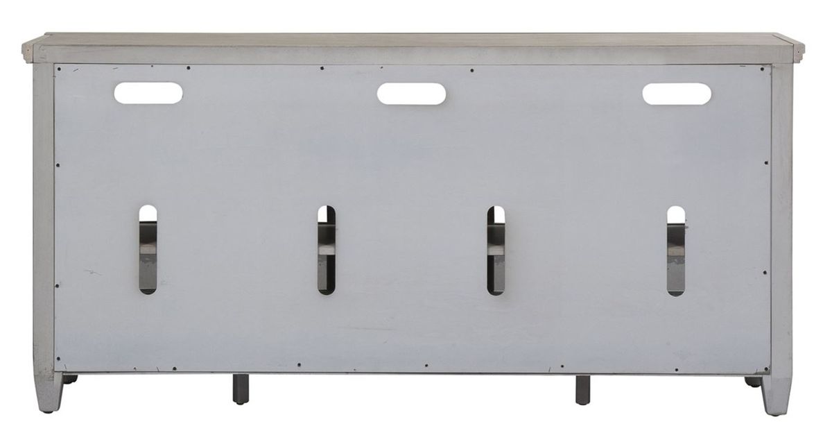 Liberty Heartland 66" TV Stand in Antique White - J. Patrick’s Furniture (Pooler, GA)