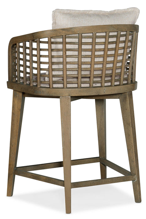 Sundance Barrel Back Swivel Counter Stool
