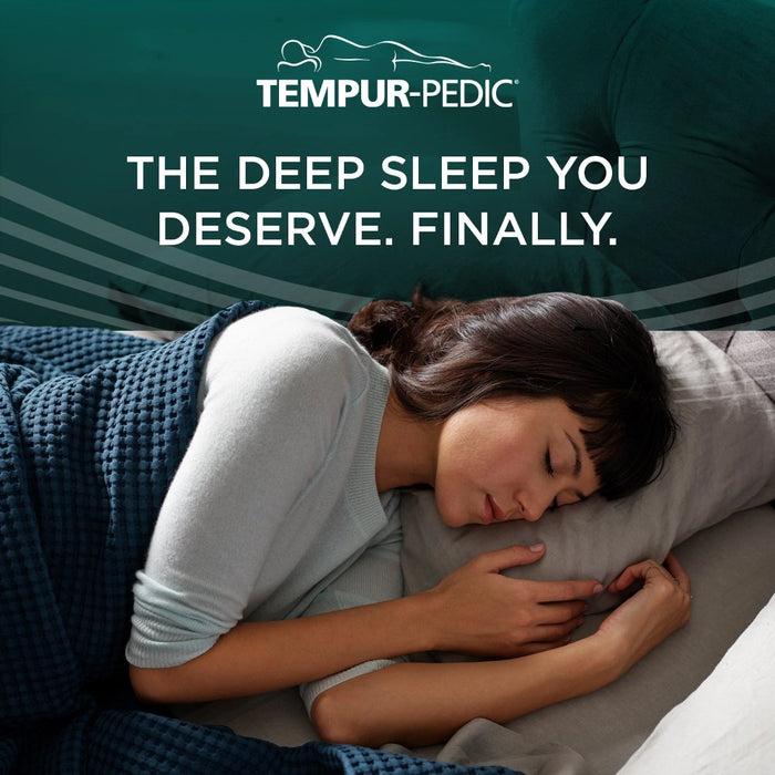TEMPUR Luxe Egyptian Cotton Pillowcase Set Sleepy Blue