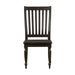 Liberty Furniture Harvest Home Slat Back Side Chair (RTA) in Chalkboard (Set of 2) - J. Patrick’s Furniture (Pooler, GA)