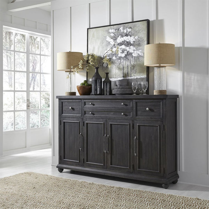 Liberty Furniture Harvest Home Hall Buffet in Chalkboard - J. Patrick’s Furniture (Pooler, GA)