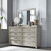 Liberty Furniture Belmar Mirror in Washed Taupe and Silver Champagne - J. Patrick’s Furniture (Pooler, GA)