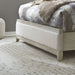 Liberty Furniture Belmar Queen Upholstered Sleigh Bed in Washed Taupe and Silver Champagne - J. Patrick’s Furniture (Pooler, GA)