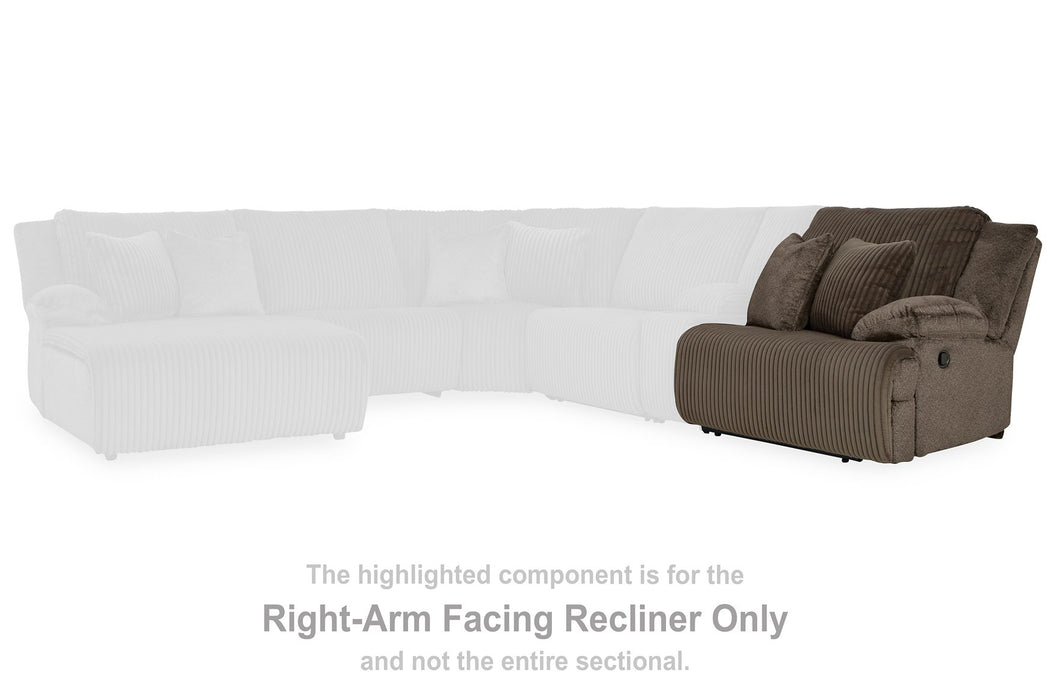 Top Tier Reclining Sectional with Chaise - J. Patrick’s Furniture (Pooler, GA)
