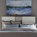 Liberty Furniture Mirage King Travertine Panel Bed in Wirebrushed White - J. Patrick’s Furniture (Pooler, GA)