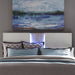 Liberty Furniture Mirage King Travertine Panel Bed in Wirebrushed White - J. Patrick’s Furniture (Pooler, GA)