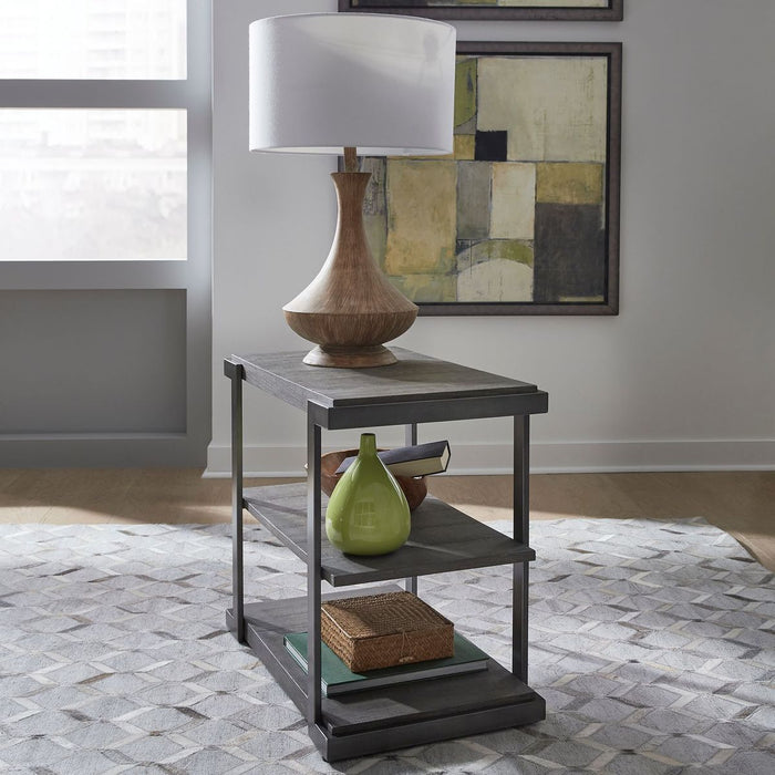 Liberty Furniture Modern View Tiered End Table in Gray - J. Patrick’s Furniture (Pooler, GA)